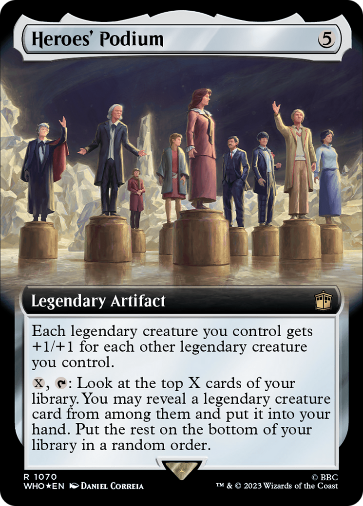 Heroes' Podium (Extended Art) (Surge Foil) [Doctor Who] | Exor Games Bridgewater