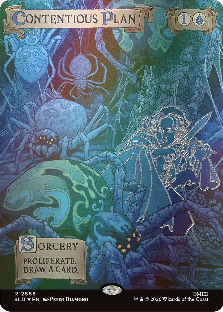 Contentious Plan (Out Of Sight Foil) [Secret Lair Drop Series] | Exor Games Bridgewater