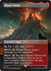 Mount Doom (Borderless Alternate Art) [The Lord of the Rings: Tales of Middle-Earth] | Exor Games Bridgewater