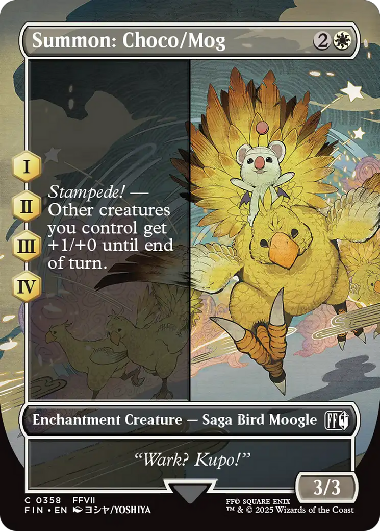 Summon: Choco/Mog (Borderless) [FINAL FANTASY] | Exor Games Bridgewater