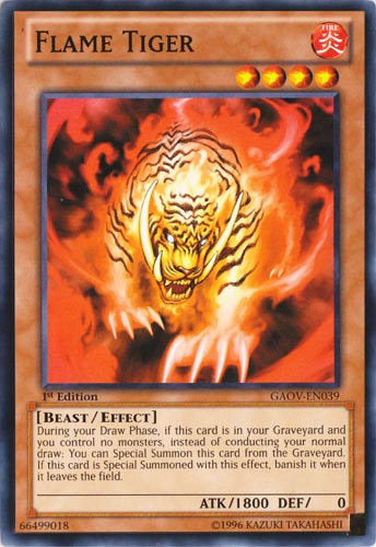 Flame Tiger [GAOV-EN039] Common | Exor Games Bridgewater