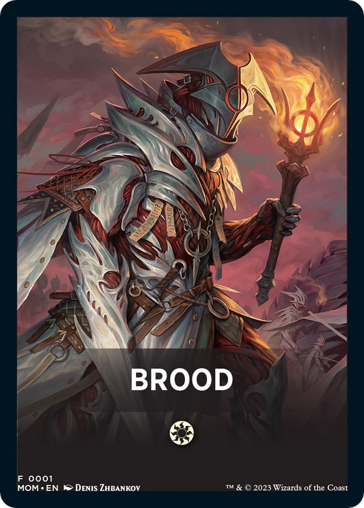 Brood Theme Card [March of the Machine Tokens] | Exor Games Bridgewater