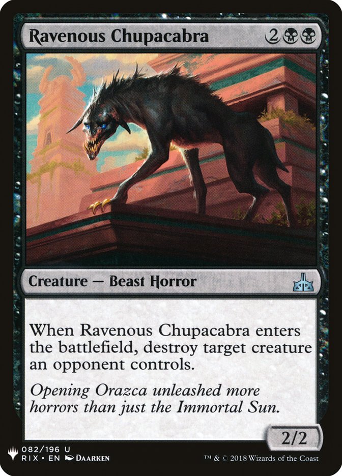 Ravenous Chupacabra [Mystery Booster] | Exor Games Bridgewater