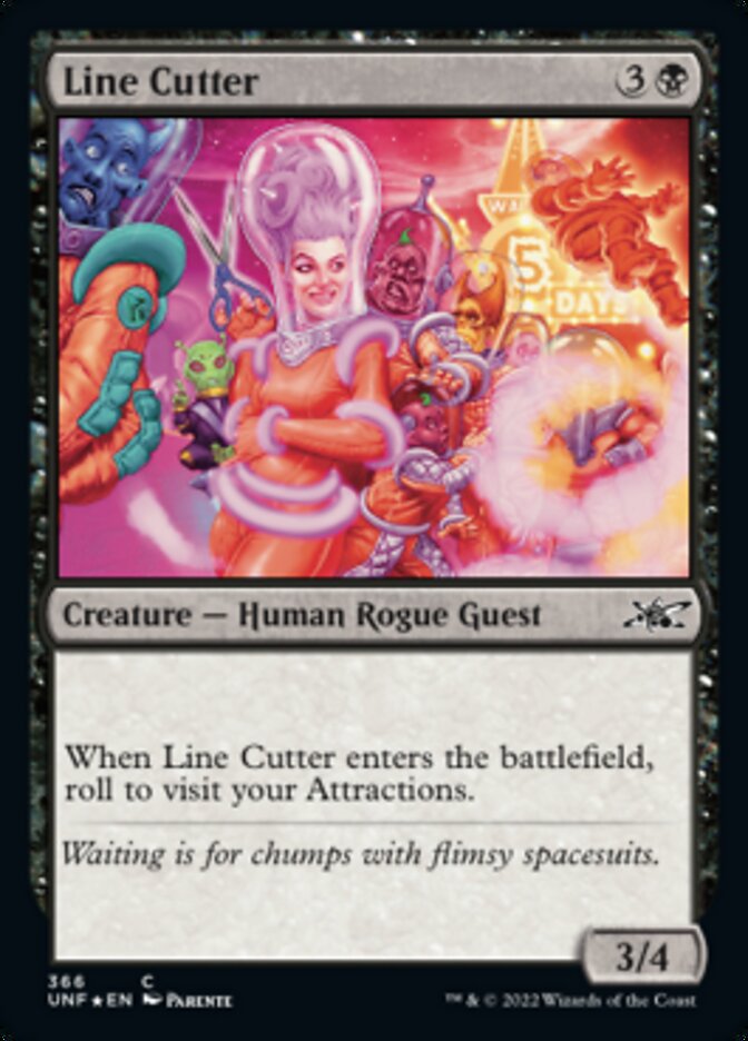 Line Cutter (Galaxy Foil) [Unfinity] | Exor Games Bridgewater