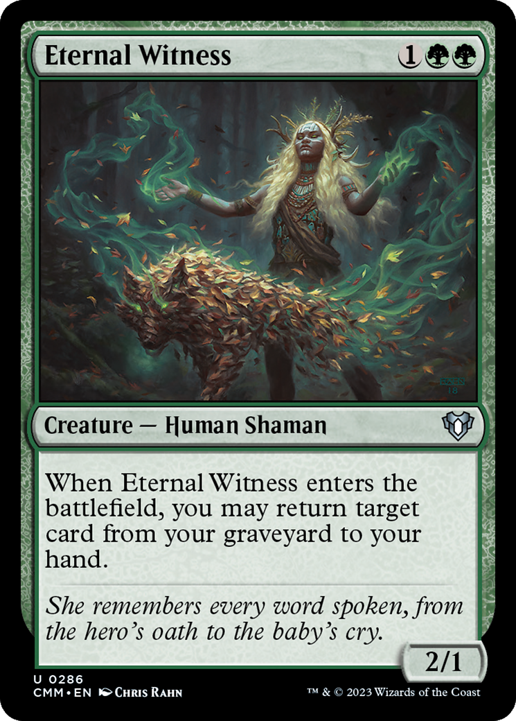 Eternal Witness [Commander Masters] | Exor Games Bridgewater