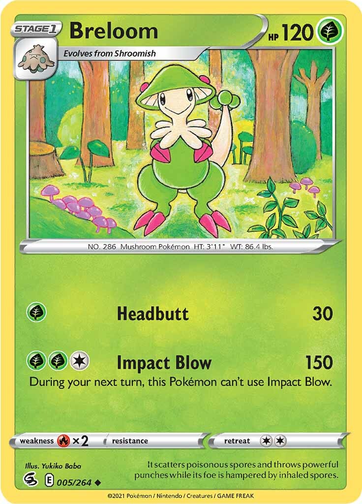 Breloom (005/264) [Sword & Shield: Fusion Strike] | Exor Games Bridgewater