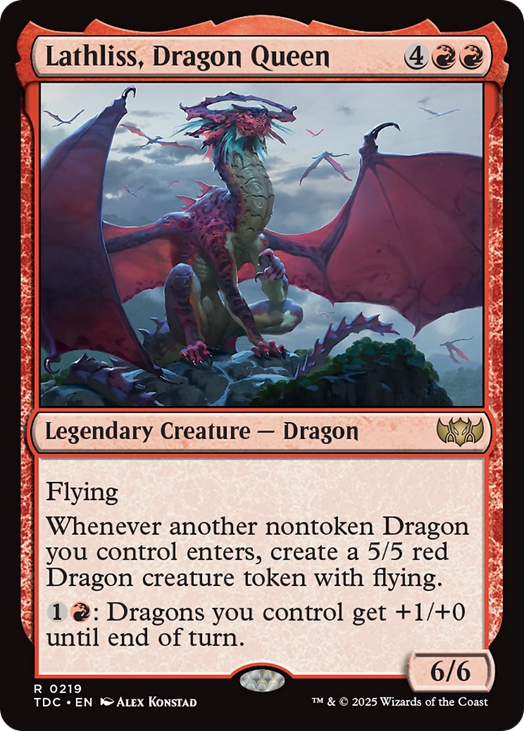 Lathliss, Dragon Queen [Tarkir: Dragonstorm Commander] | Exor Games Bridgewater