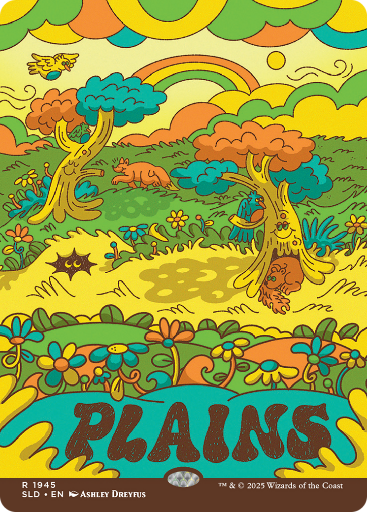 Plains (1945) (Rainbow Foil) [Secret Lair Drop Series] | Exor Games Bridgewater