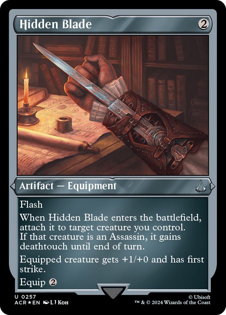 Hidden Blade (Foil Etched) [Assassin's Creed] | Exor Games Bridgewater