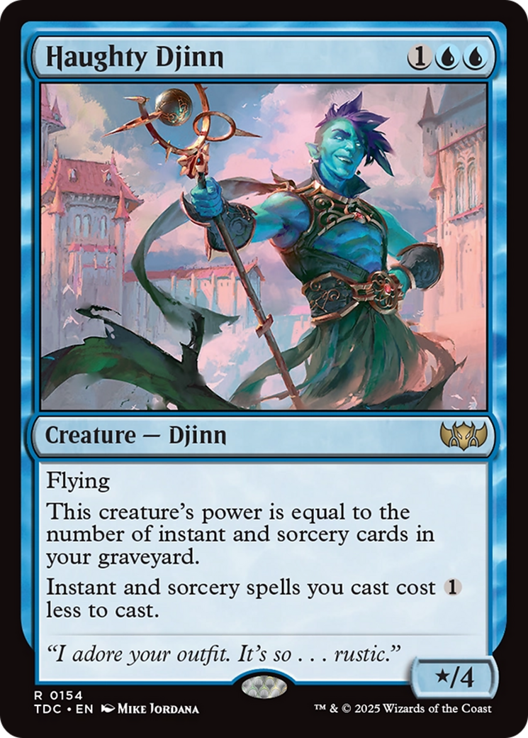 Haughty Djinn [Tarkir: Dragonstorm Commander] | Exor Games Bridgewater