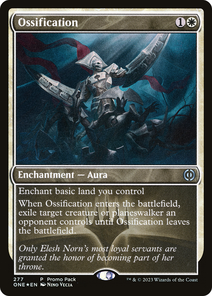 Ossification (Promo Pack) [Phyrexia: All Will Be One Promos] | Exor Games Bridgewater