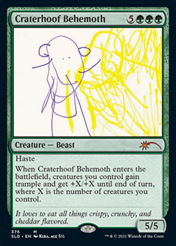 Craterhoof Behemoth (376) [Secret Lair Drop Series] | Exor Games Bridgewater
