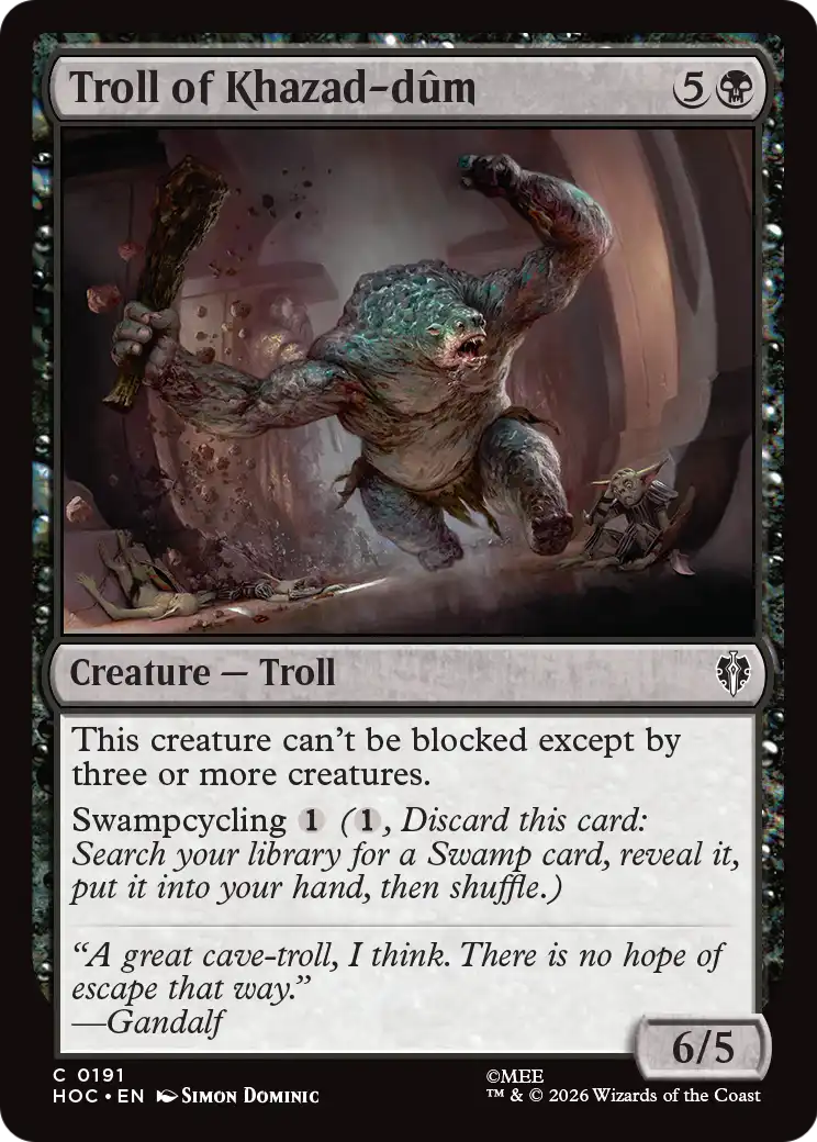 Troll of Khazad-dum [The Hobbit: Eternal-Legal] | Exor Games Bridgewater
