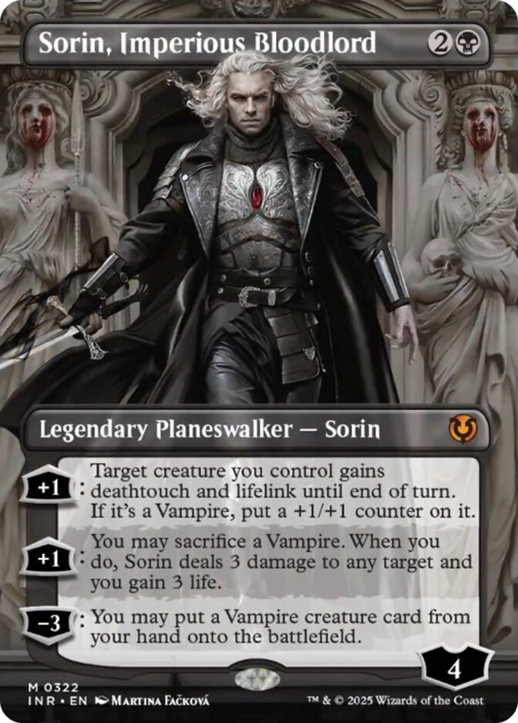 Sorin, Imperious Bloodlord (Borderless) [Innistrad Remastered] | Exor Games Bridgewater