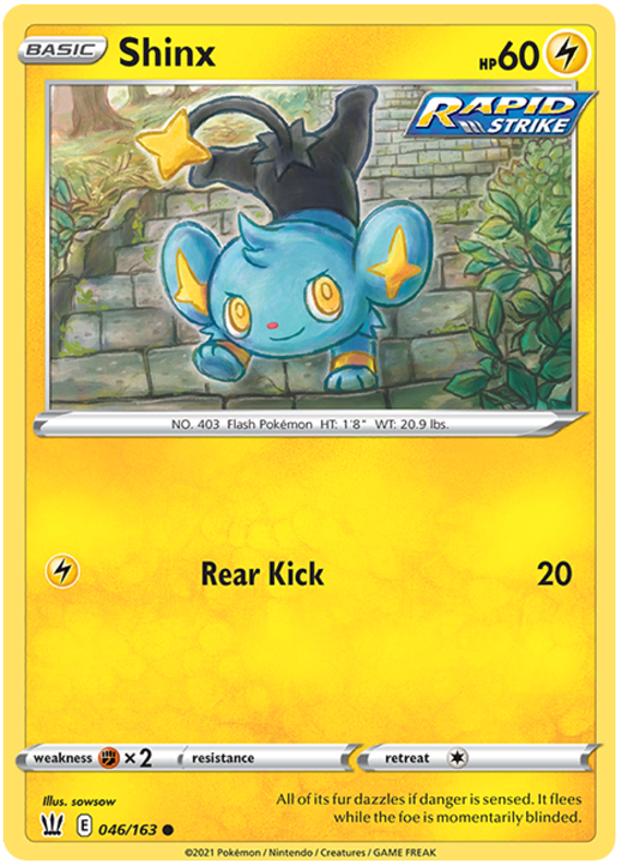 Shinx (046/163) [Sword & Shield: Battle Styles] | Exor Games Bridgewater