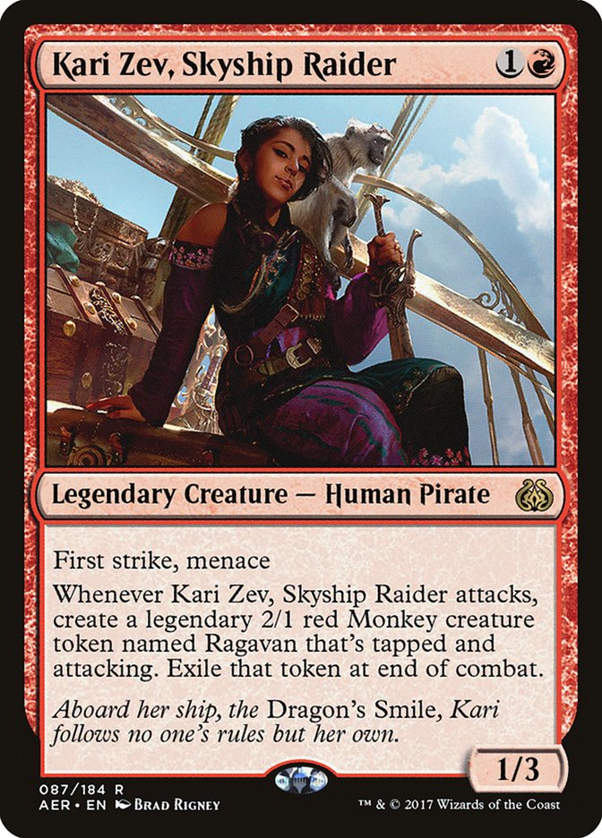 Kari Zev, Skyship Raider [Aether Revolt] | Exor Games Bridgewater