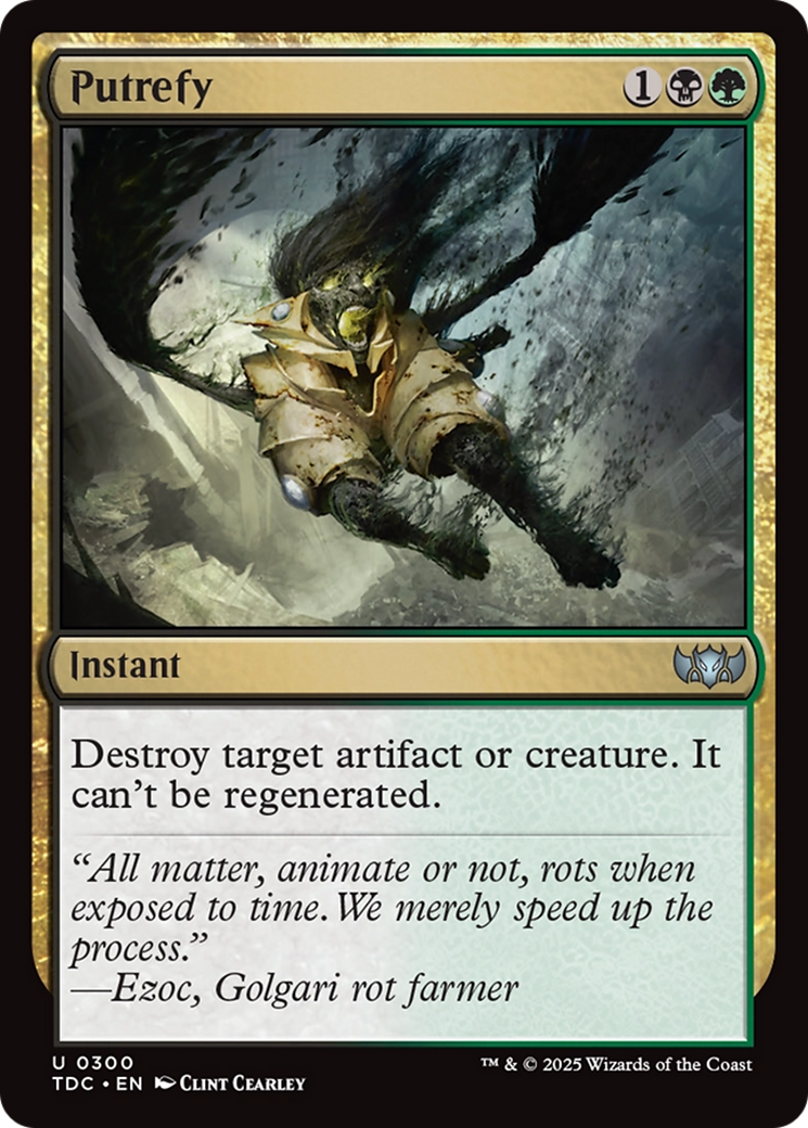 Putrefy [Tarkir: Dragonstorm Commander] | Exor Games Bridgewater