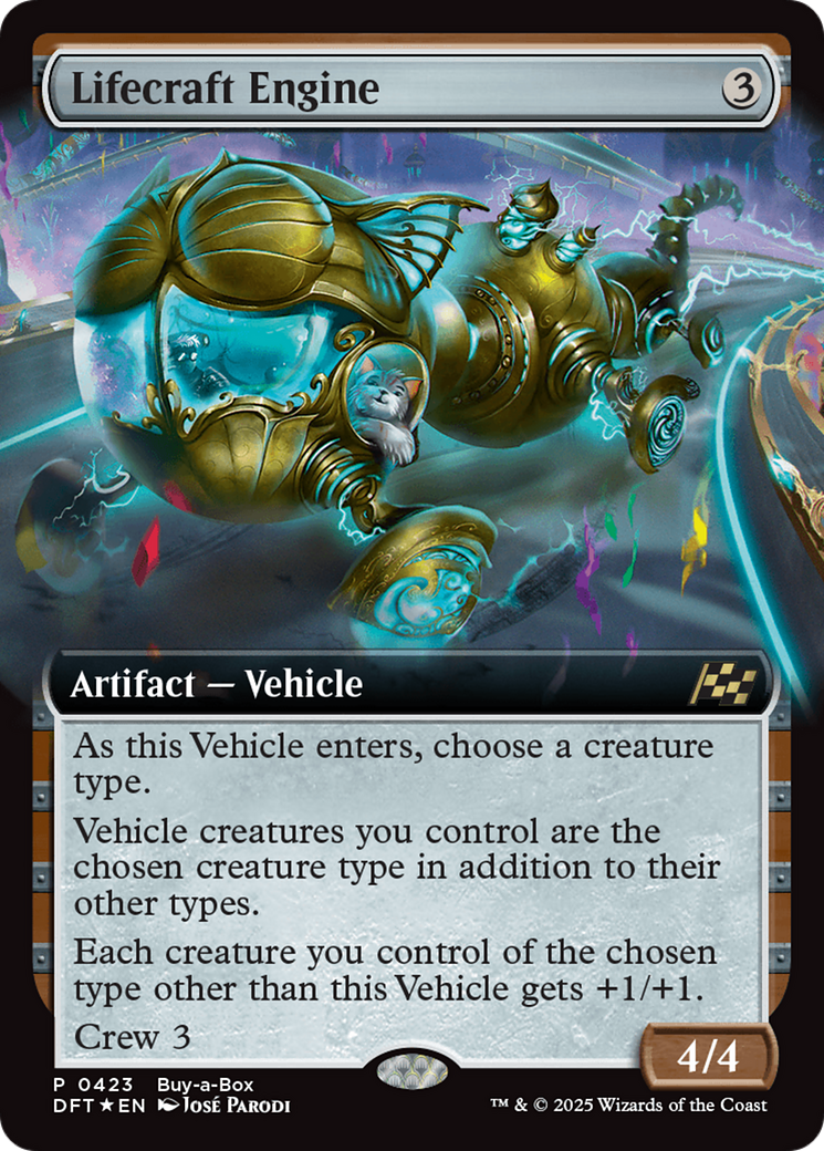 Lifecraft Engine (Extended Art) (Buy-A-Box) [Aetherdrift Promos] | Exor Games Bridgewater