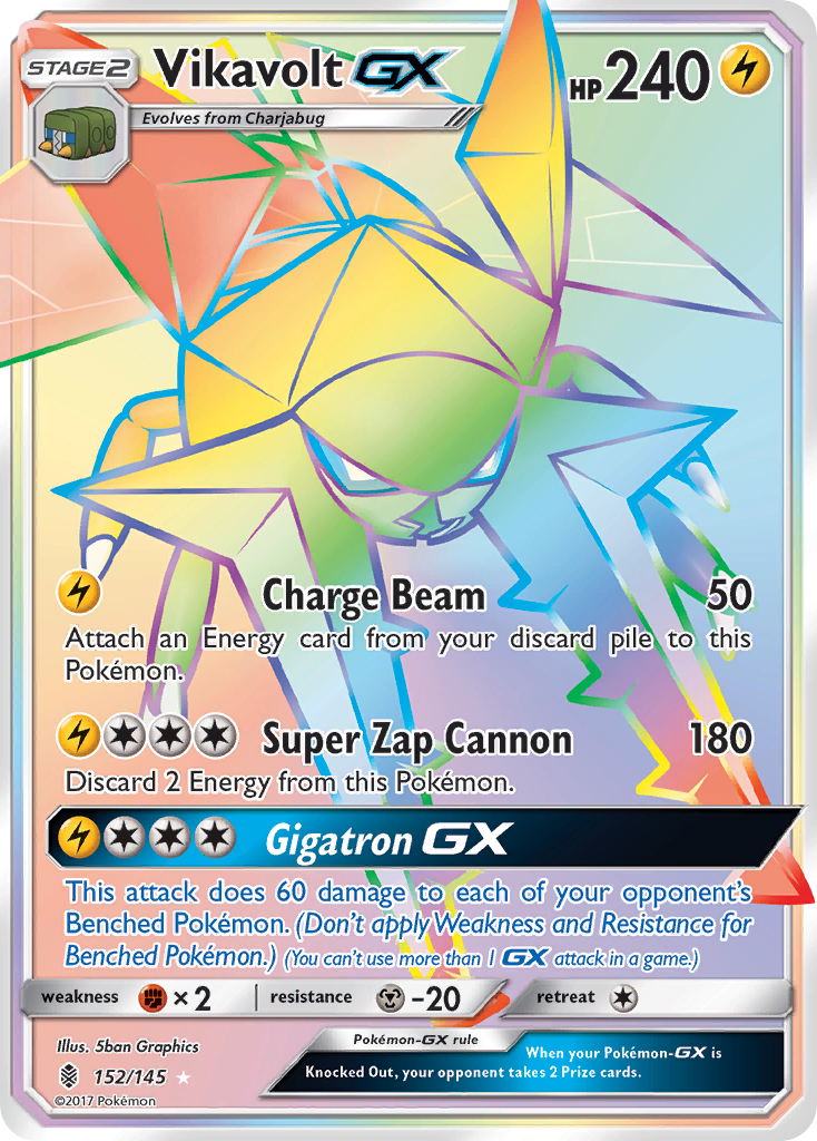 Vikavolt GX (152/145) [Sun & Moon: Guardians Rising] | Exor Games Bridgewater