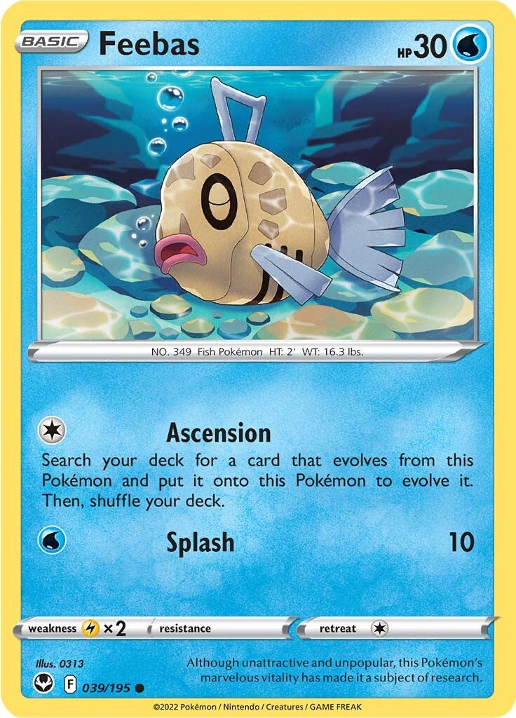 Feebas (039/195) [Sword & Shield: Silver Tempest] | Exor Games Bridgewater