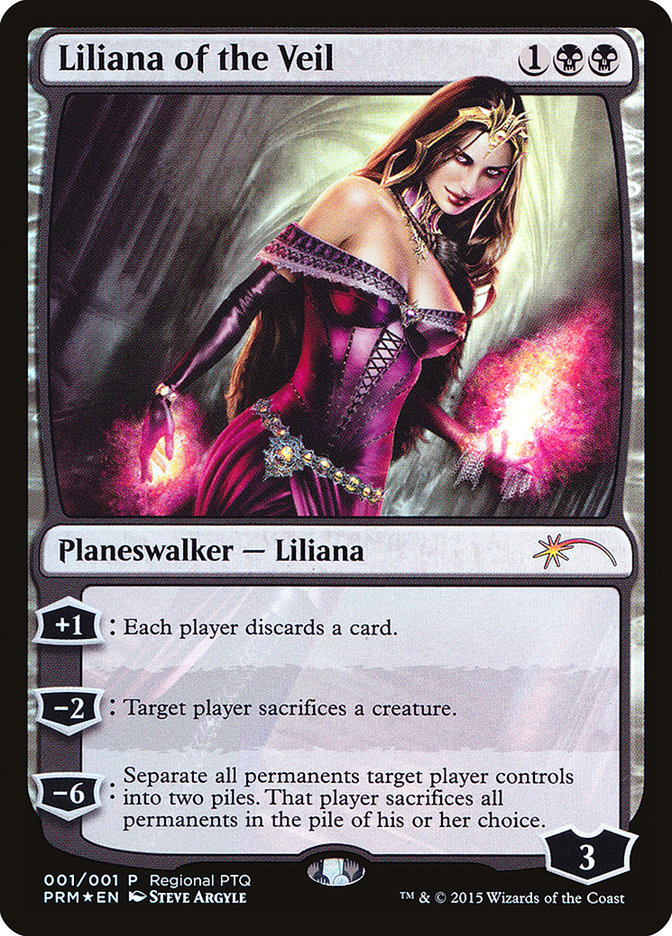 Liliana of the Veil (Regional PTQ) [Pro Tour Promos] | Exor Games Bridgewater