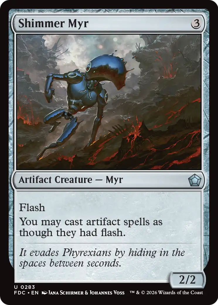 Shimmer Myr [Foundations Commander] | Exor Games Bridgewater