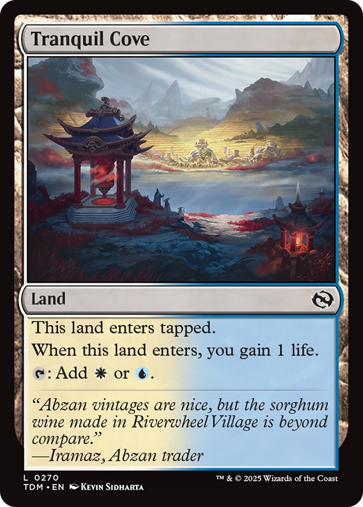 Tranquil Cove [Tarkir: Dragonstorm] | Exor Games Bridgewater