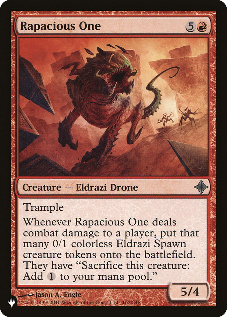 Rapacious One [The List Reprints] | Exor Games Bridgewater