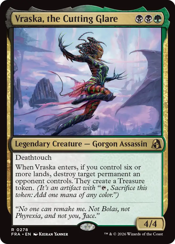 Vraska, the Cutting Glare [Reality Fracture] | Exor Games Bridgewater