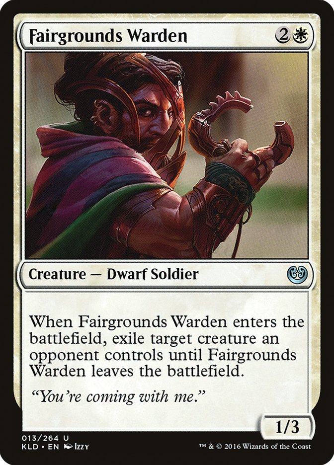 Fairgrounds Warden [Kaladesh] | Exor Games Bridgewater