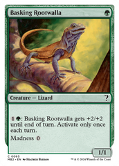 Basking Rootwalla (White Border) [Mystery Booster 2] | Exor Games Bridgewater