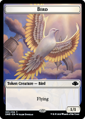 Insect // Bird Double-Sided Token [Dominaria Remastered Tokens] | Exor Games Bridgewater