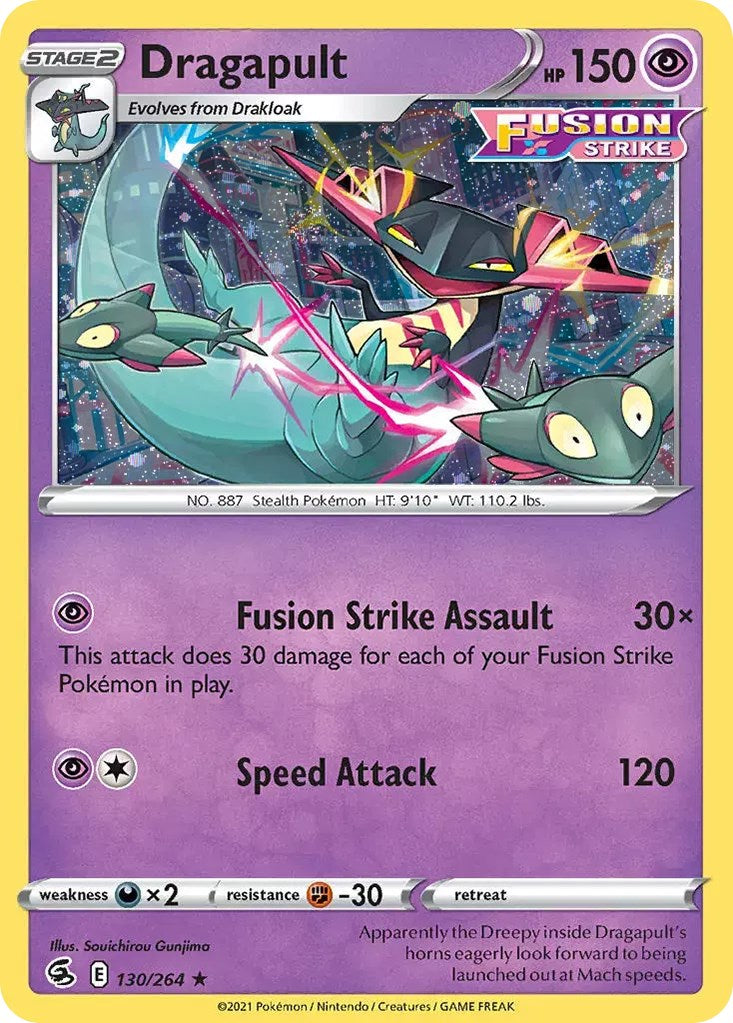 Dragapult (130/264) (Cosmos Holo) [Sword & Shield: Fusion Strike] | Exor Games Bridgewater