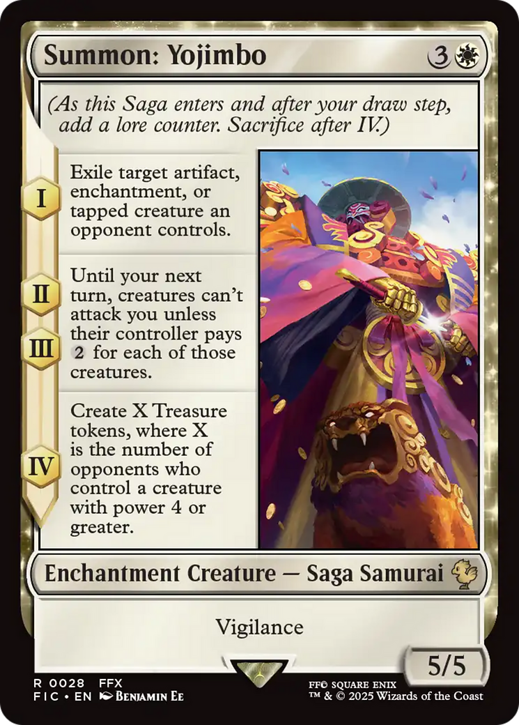 Summon: Yojimbo [FINAL FANTASY Commander] | Exor Games Bridgewater
