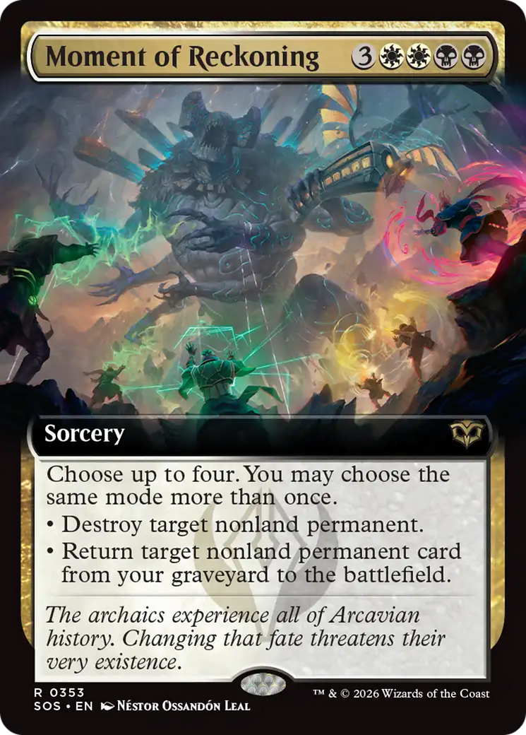 Moment of Reckoning (Extended Art) [Secrets of Strixhaven] | Exor Games Bridgewater