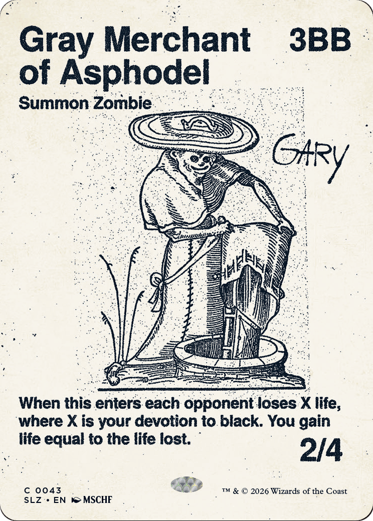 Gray Merchant of Asphodel (0043) [Secret Lair x MSCHF: The Zeta Set] | Exor Games Bridgewater
