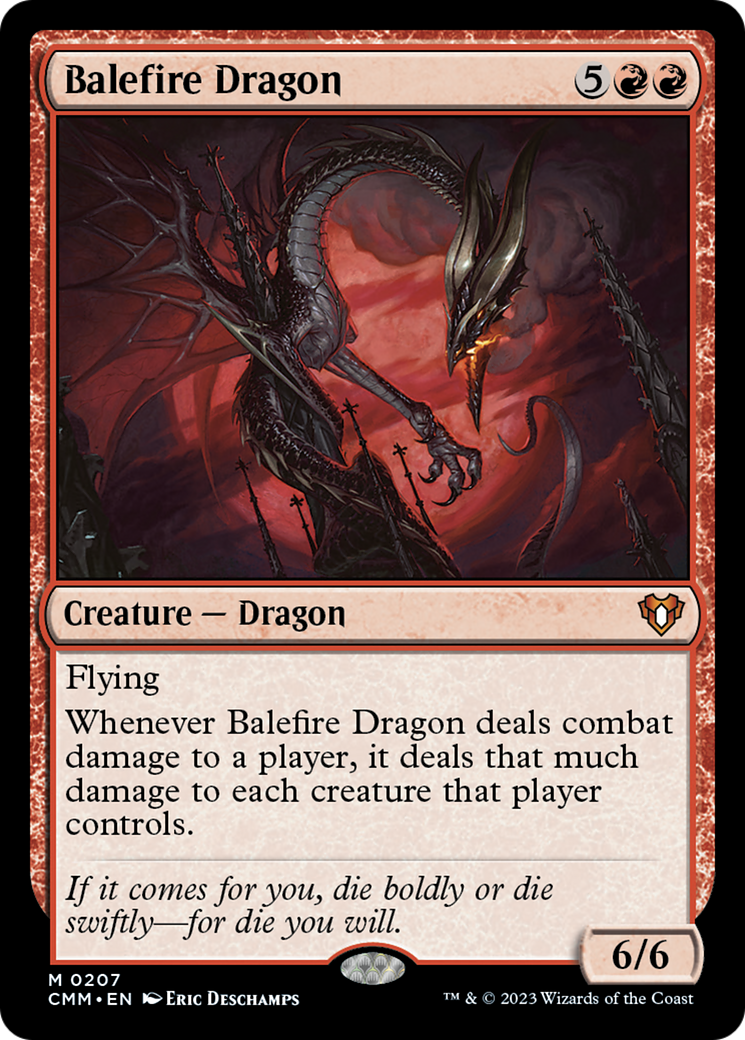 Balefire Dragon [Commander Masters] | Exor Games Bridgewater