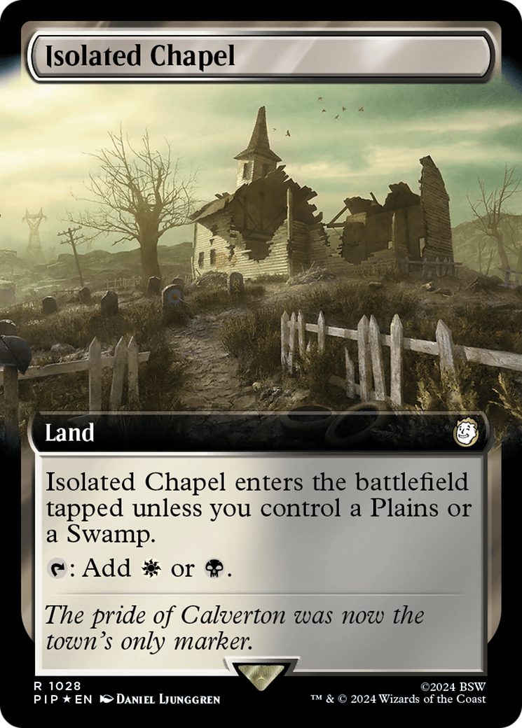 Isolated Chapel (Extended Art) (Surge Foil) [Fallout] | Exor Games Bridgewater