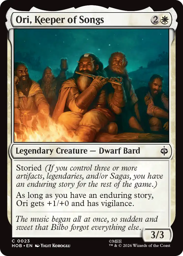 Ori, Keeper of Songs [The Hobbit] | Exor Games Bridgewater