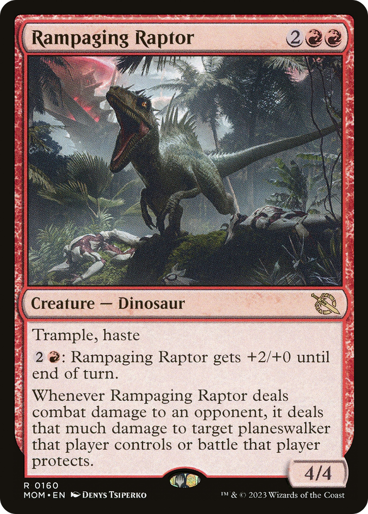 Rampaging Raptor [March of the Machine] | Exor Games Bridgewater