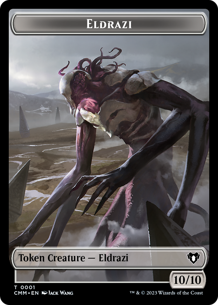 Eldrazi // Phyrexian Germ Double-Sided Token [Commander Masters Tokens] | Exor Games Bridgewater