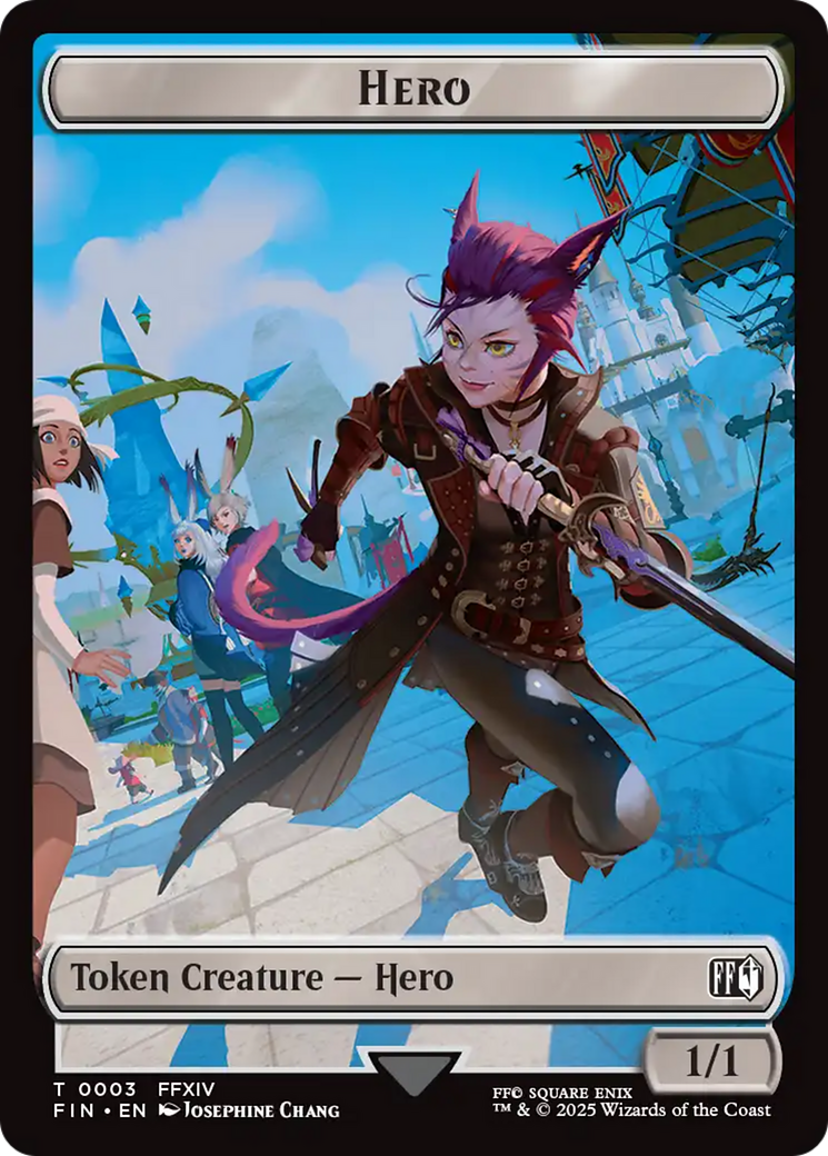 Hero (0003) // Copy (0001) Double-Sided Token [FINAL FANTASY Tokens] | Exor Games Bridgewater
