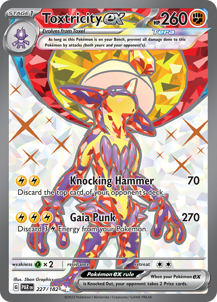 Toxtricity ex (227/182) [Scarlet & Violet: Paradox Rift] | Exor Games Bridgewater