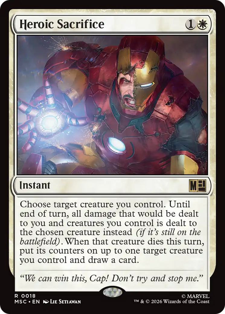 Heroic Sacrifice [Marvel Super Heroes Commander] | Exor Games Bridgewater