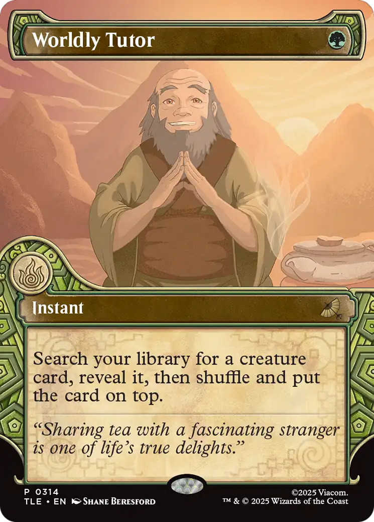 Worldly Tutor (Showcase) [Avatar: The Last Airbender: Eternal-Legal] | Exor Games Bridgewater