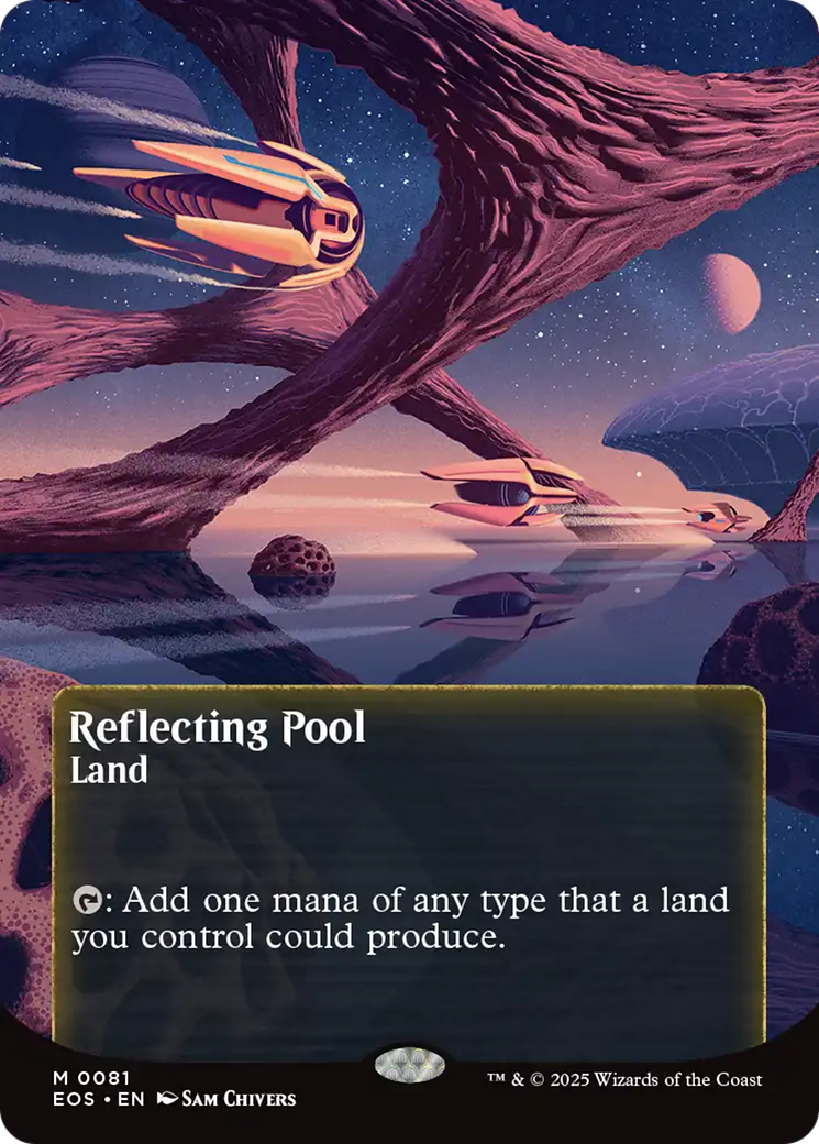Reflecting Pool (0081) (Borderless) [Edge of Eternities: Stellar Sights] | Exor Games Bridgewater