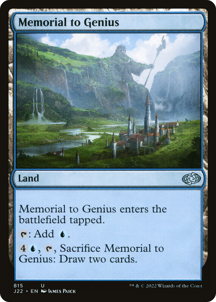 Memorial to Genius [Jumpstart 2022] | Exor Games Bridgewater