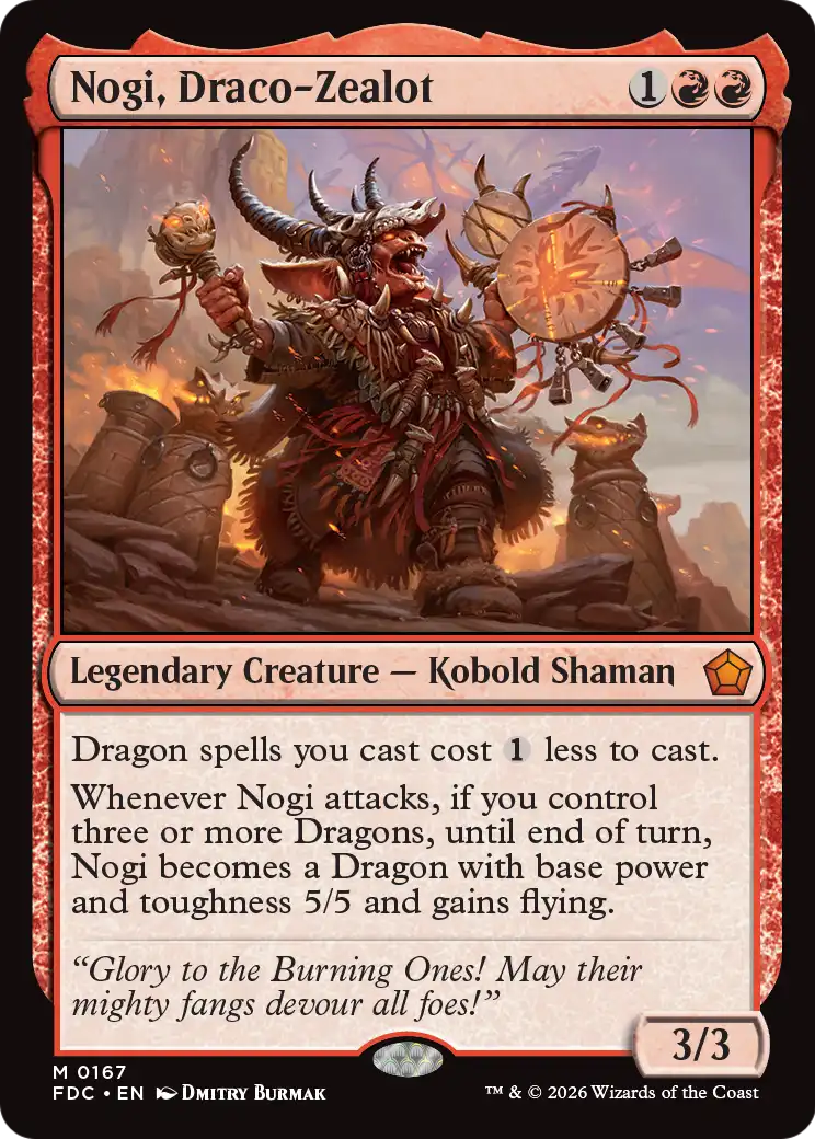 Nogi, Draco-Zealot [Foundations Commander] | Exor Games Bridgewater