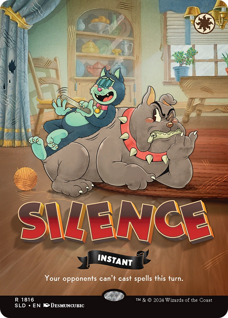Silence (1816) (Rainbow Foil) [Secret Lair Drop Series] | Exor Games Bridgewater