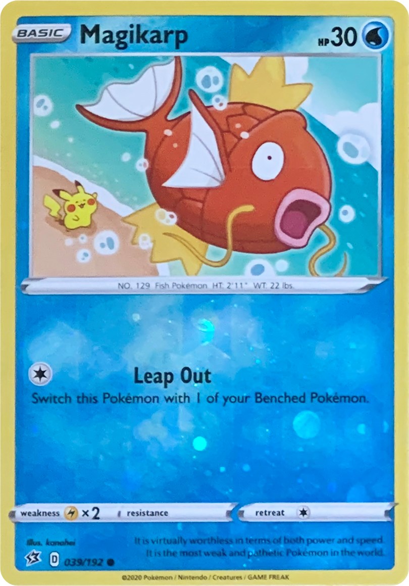 Magikarp (039/192) (Reverse Cosmos Holo) [Sword & Shield: Rebel Clash] | Exor Games Bridgewater